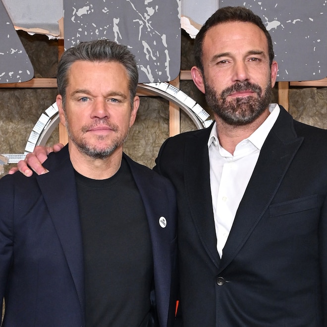 Matt Damon and Ben Affleck attend premiere of The Rip in New York